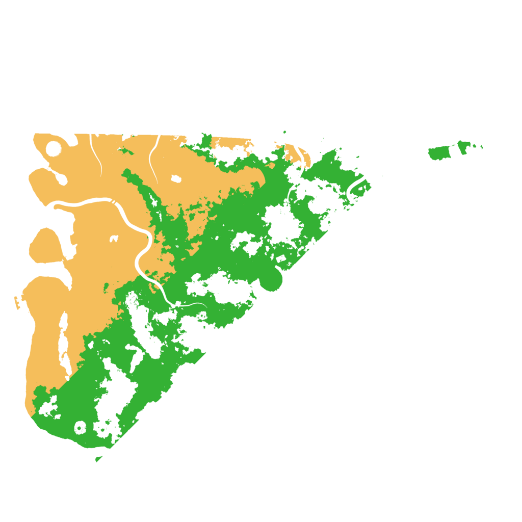 Biome Rust Map: Procedural Map, Size: 6000, Seed: 1521261738