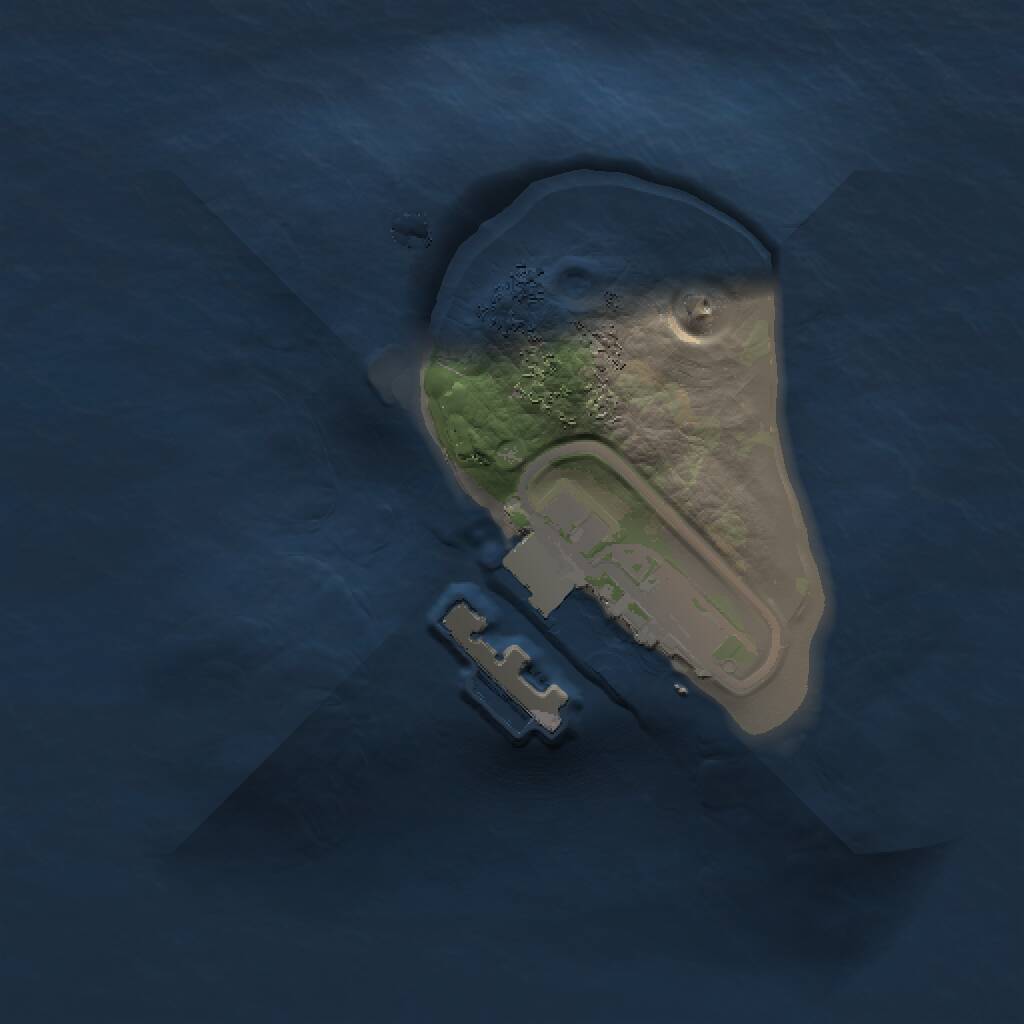 Rust Map: Procedural Map, Size: 1000, Seed: 1858559316, 2 Monuments