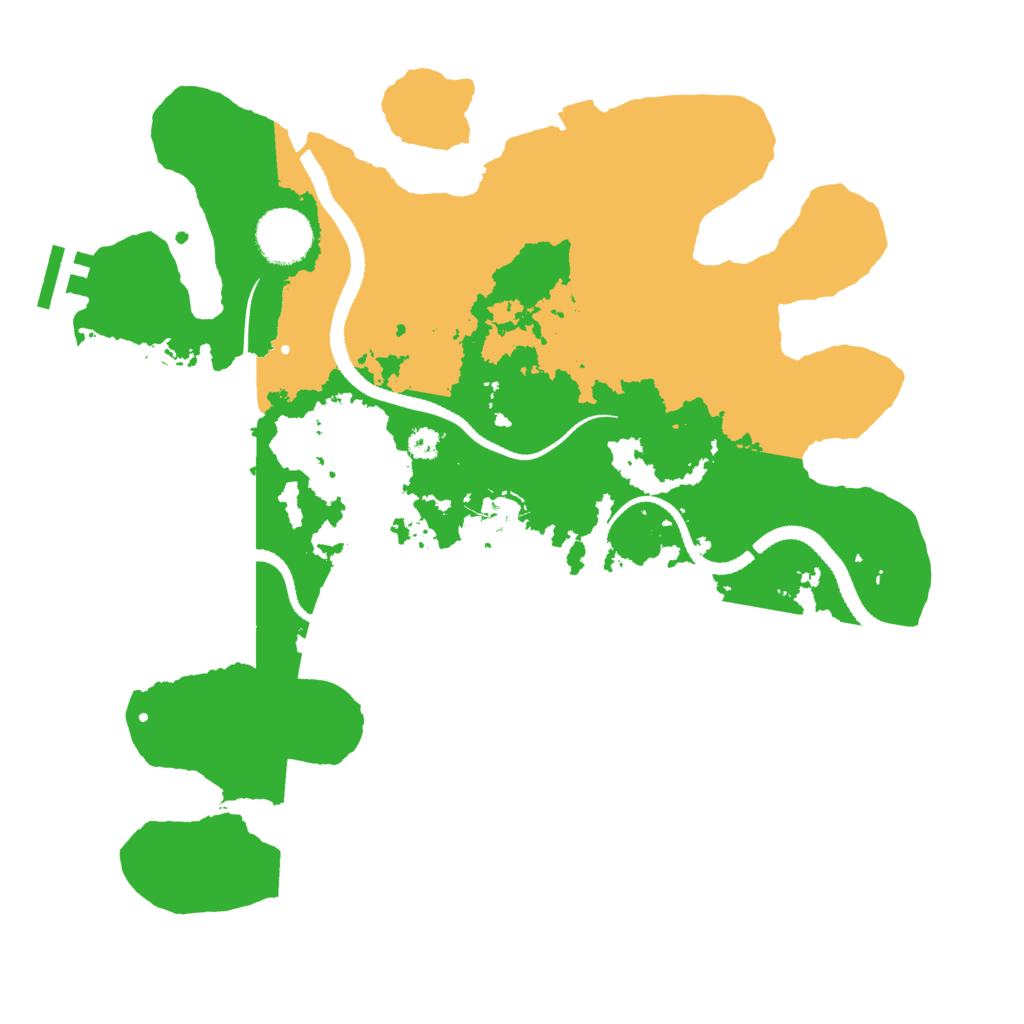 Biome Rust Map: Procedural Map, Size: 3250, Seed: 2097995821