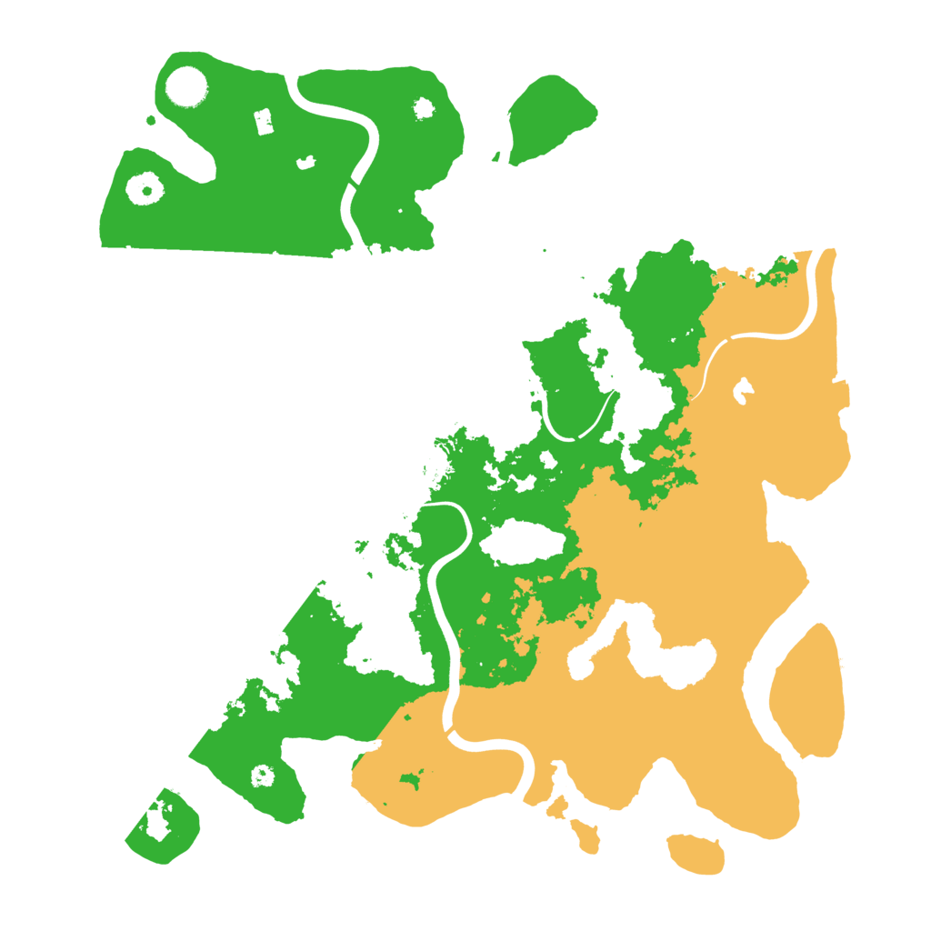 Biome Rust Map: Procedural Map, Size: 4000, Seed: 9564439