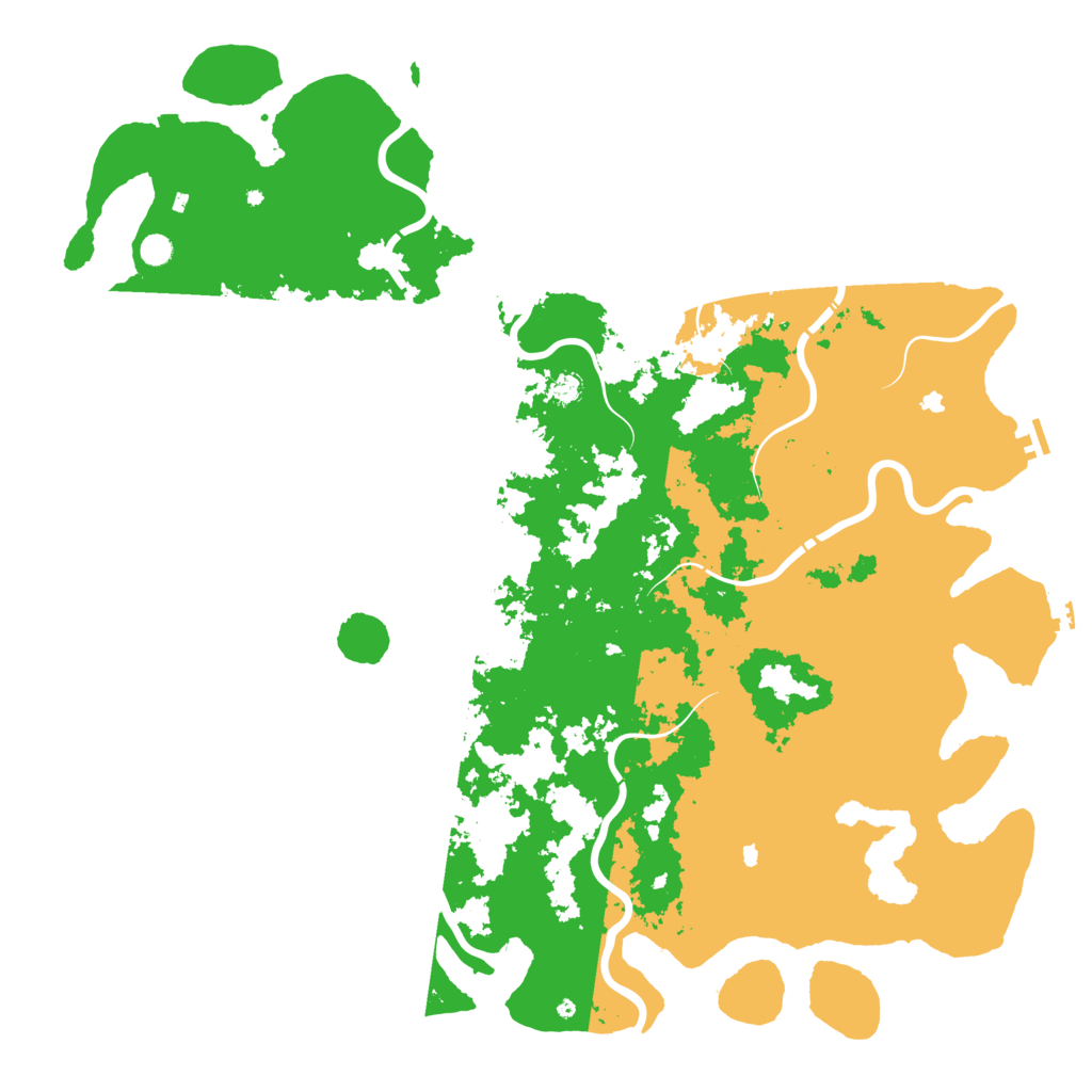 Biome Rust Map: Procedural Map, Size: 6000, Seed: 29082025