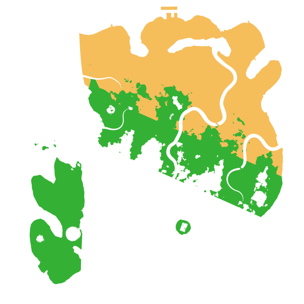 Biome Rust Map: Procedural Map, Size: 3750, Seed: 497532780