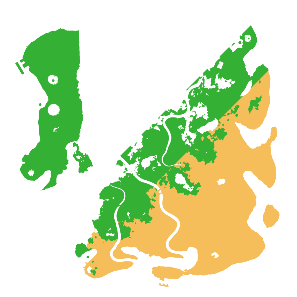 Biome Rust Map: Procedural Map, Size: 4500, Seed: 13502