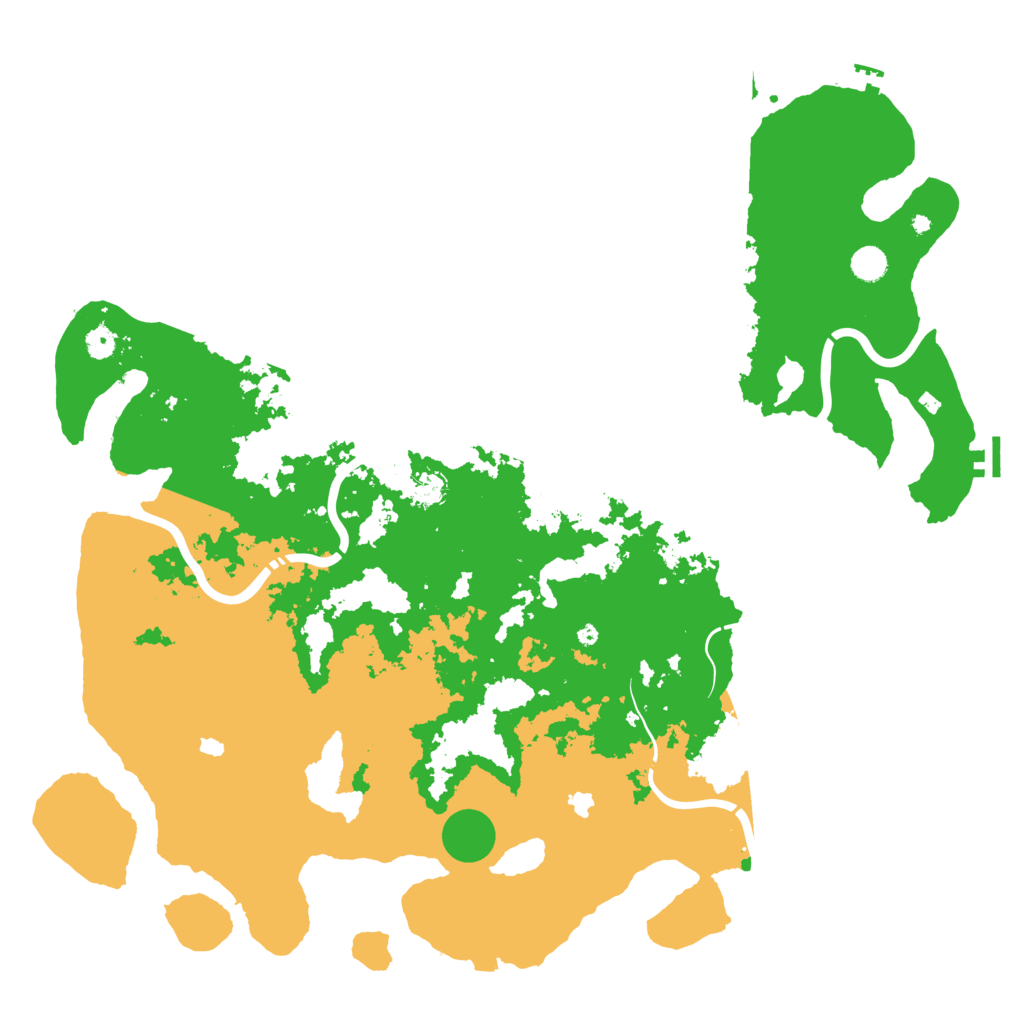 Biome Rust Map: Procedural Map, Size: 5069, Seed: 25569