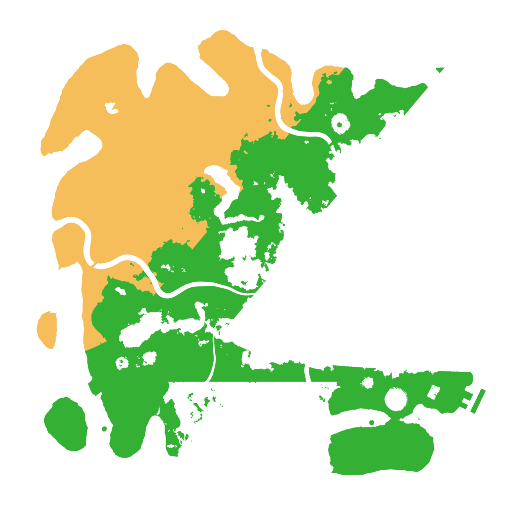 Biome Rust Map: Procedural Map, Size: 4000, Seed: 1233557037