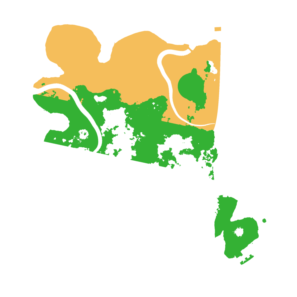 Biome Rust Map: Procedural Map, Size: 3000, Seed: 594586