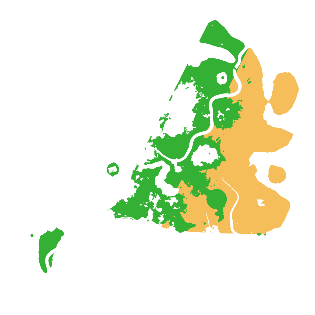 Biome Rust Map: Procedural Map, Size: 4100, Seed: 65881