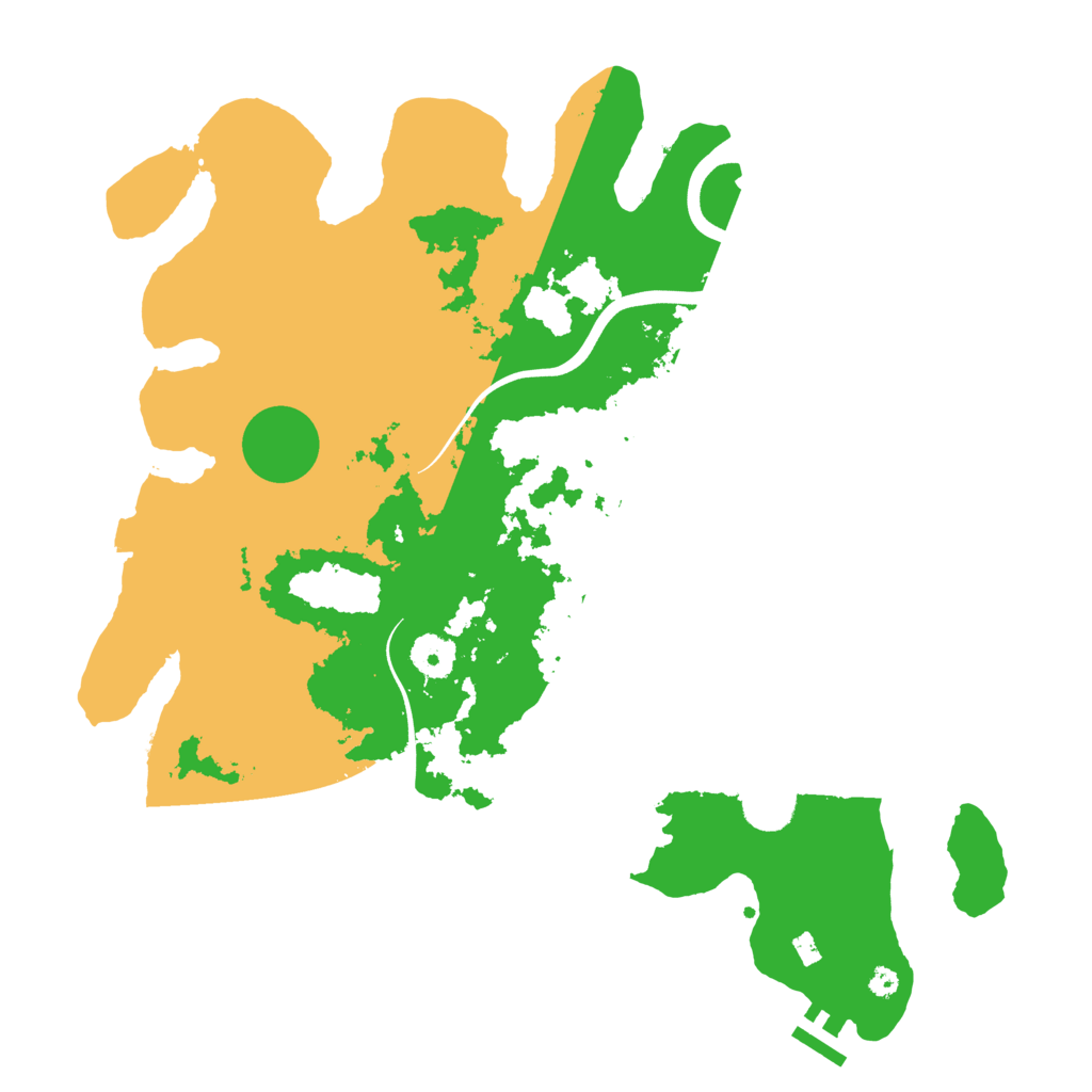 Biome Rust Map: Procedural Map, Size: 3750, Seed: 778688657