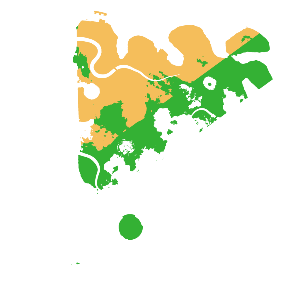 Biome Rust Map: Procedural Map, Size: 3500, Seed: 1105600223