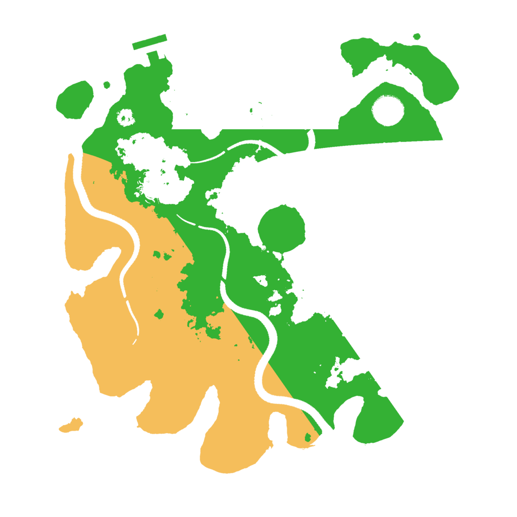 Biome Rust Map: Procedural Map, Size: 3000, Seed: 1831440787