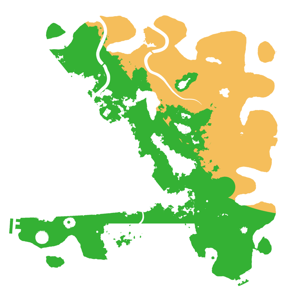 Biome Rust Map: Procedural Map, Size: 4000, Seed: 616299412