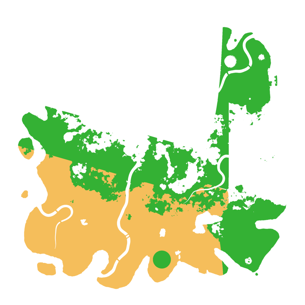 Biome Rust Map: Procedural Map, Size: 4500, Seed: 21383