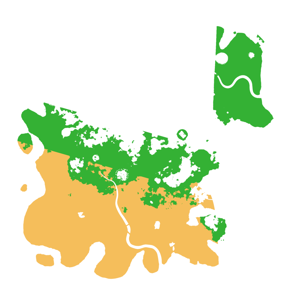 Biome Rust Map: Procedural Map, Size: 4500, Seed: 21383