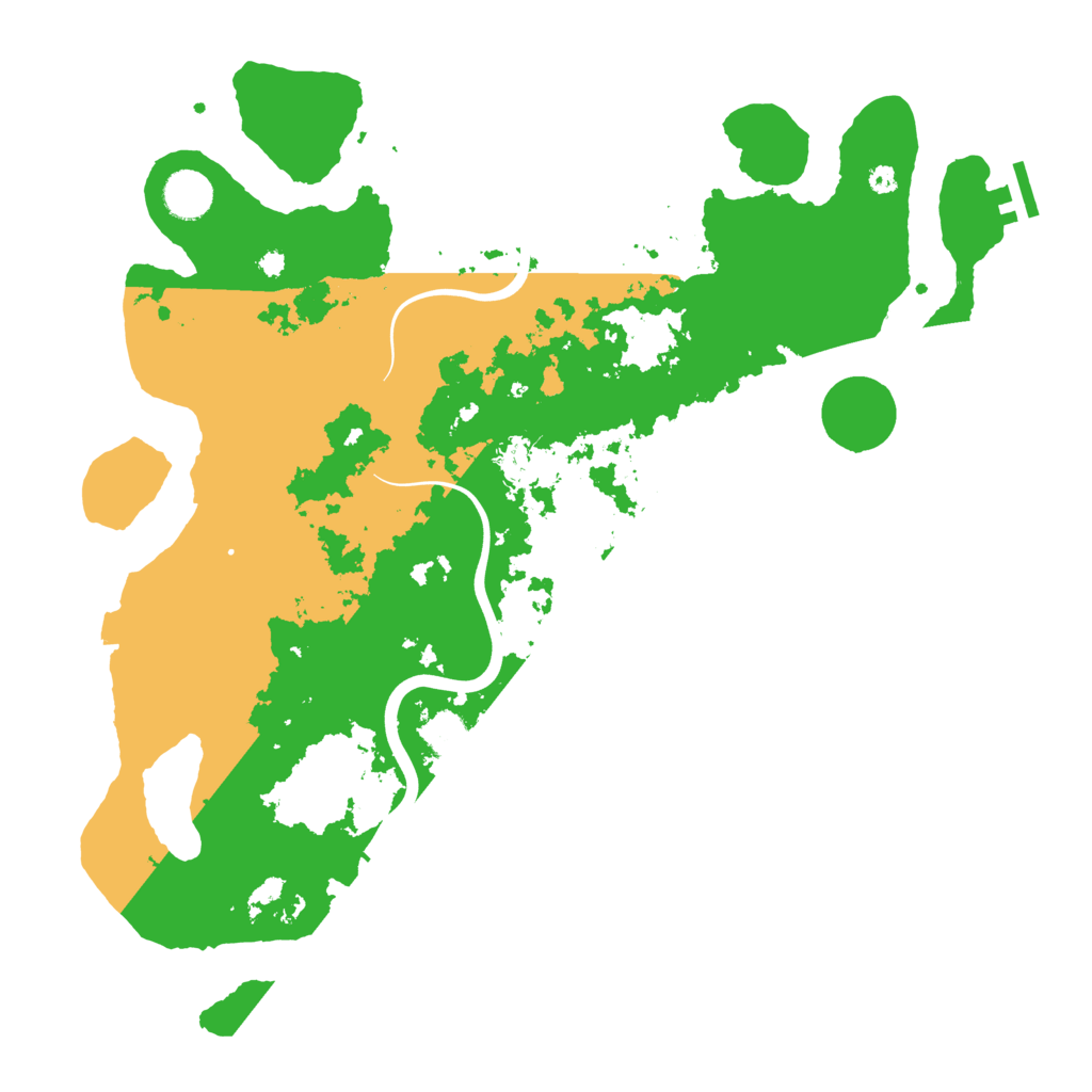 Biome Rust Map: Procedural Map, Size: 3900, Seed: 90612316
