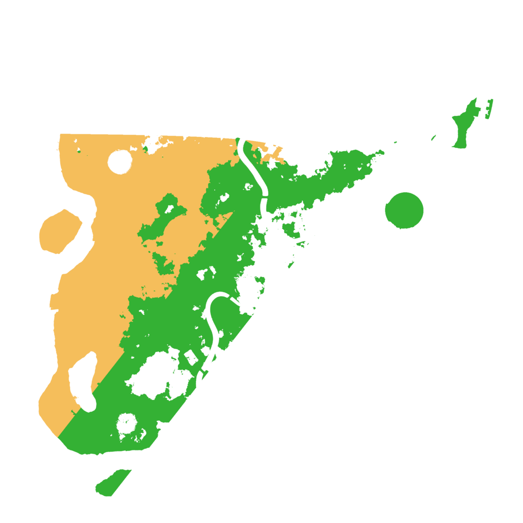 Biome Rust Map: Procedural Map, Size: 3900, Seed: 90612316