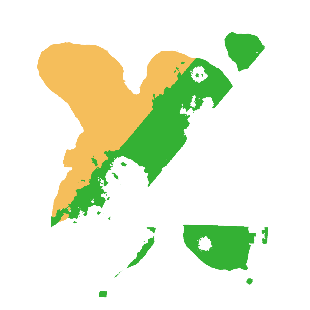 Biome Rust Map: Procedural Map, Size: 2000, Seed: 22446418