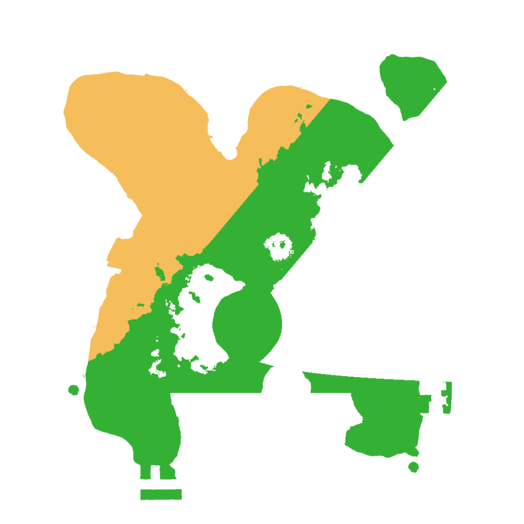 Biome Rust Map: Procedural Map, Size: 2000, Seed: 22446418