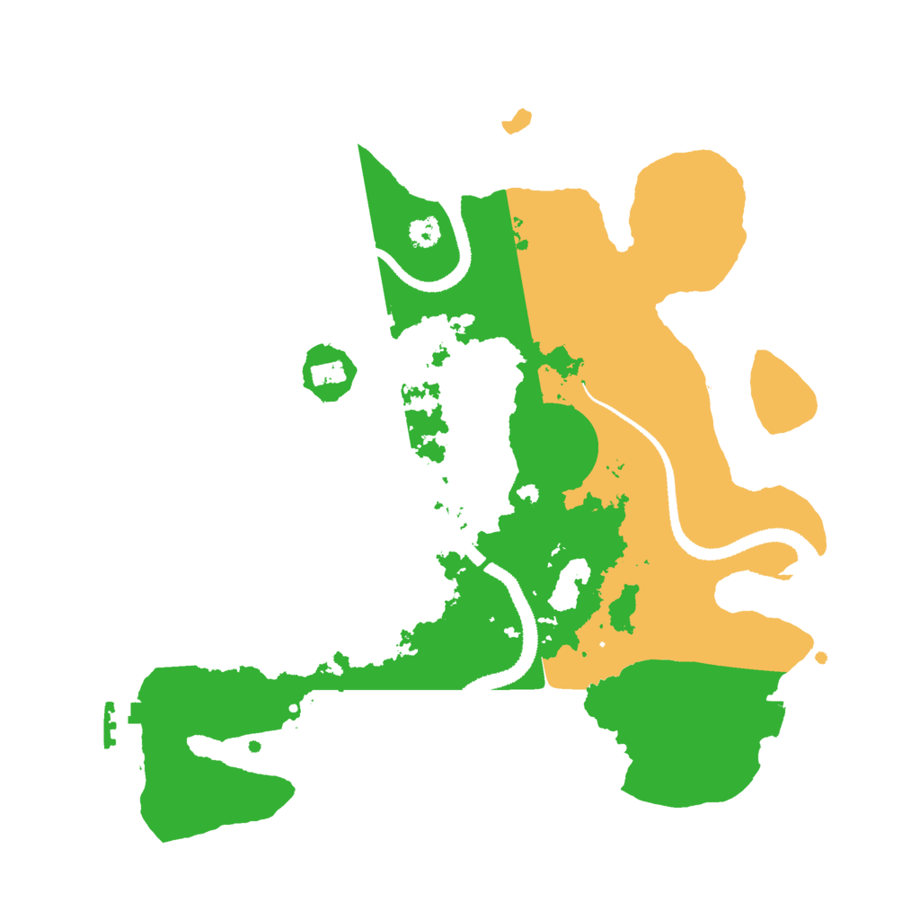 Biome Rust Map: Procedural Map, Size: 3000, Seed: 29269