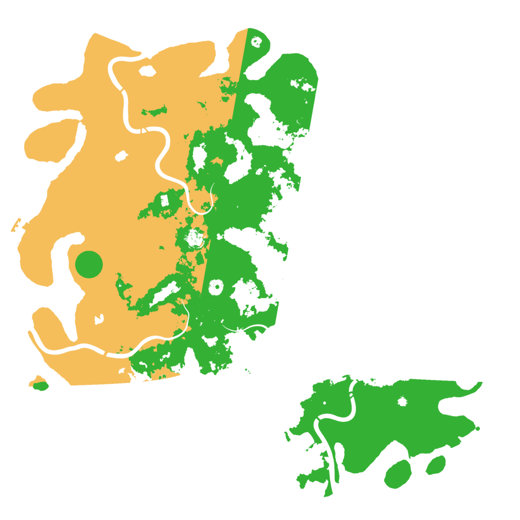 Biome Rust Map: Procedural Map, Size: 5000, Seed: 2051658410