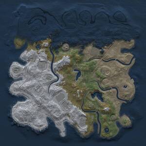 Thumbnail Rust Map: Procedural Map, Size: 4250, Seed: 1027959001, 15 Monuments