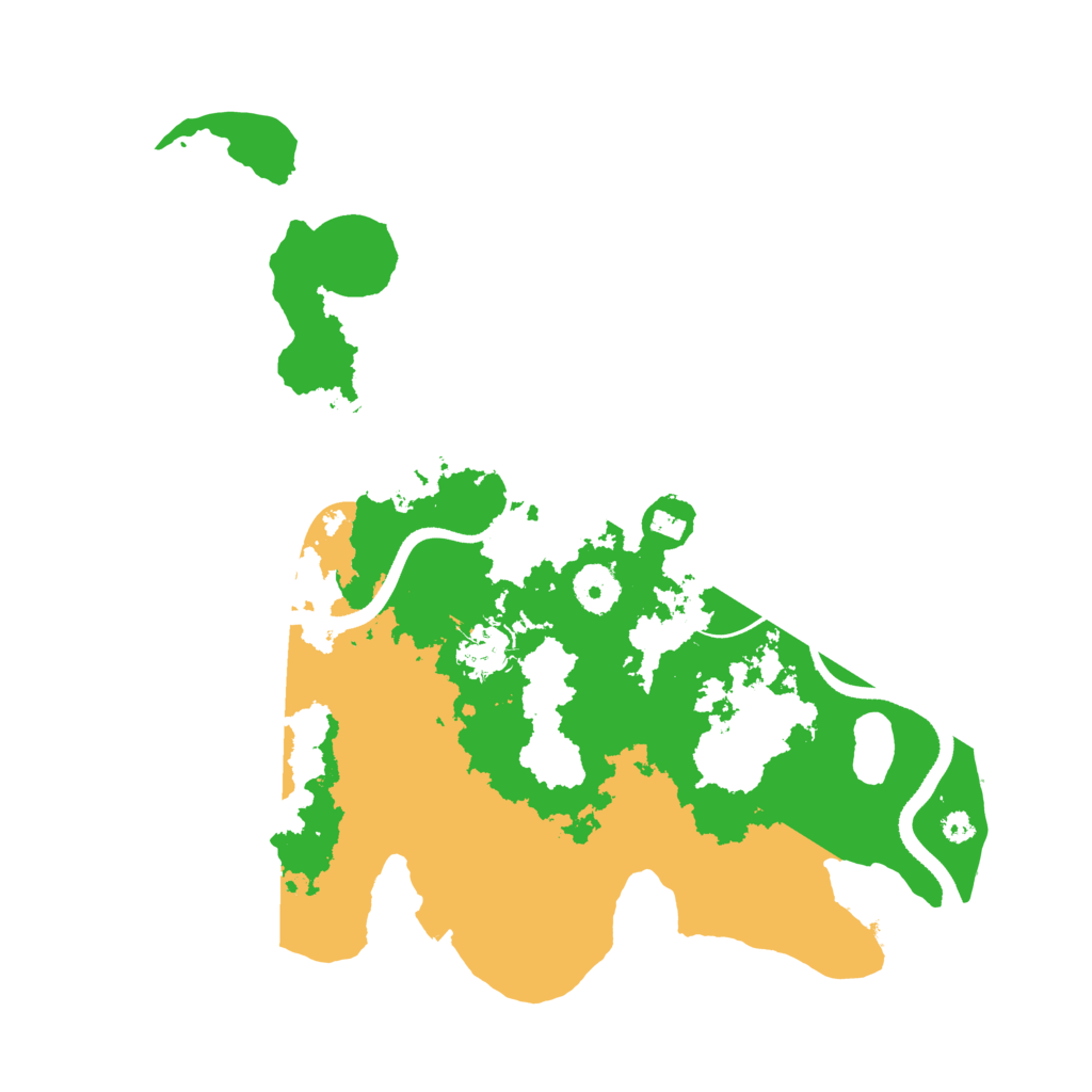 Biome Rust Map: Procedural Map, Size: 3500, Seed: 719865455