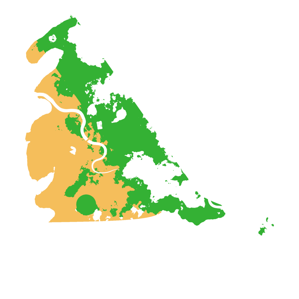 Biome Rust Map: Procedural Map, Size: 4000, Seed: 2705