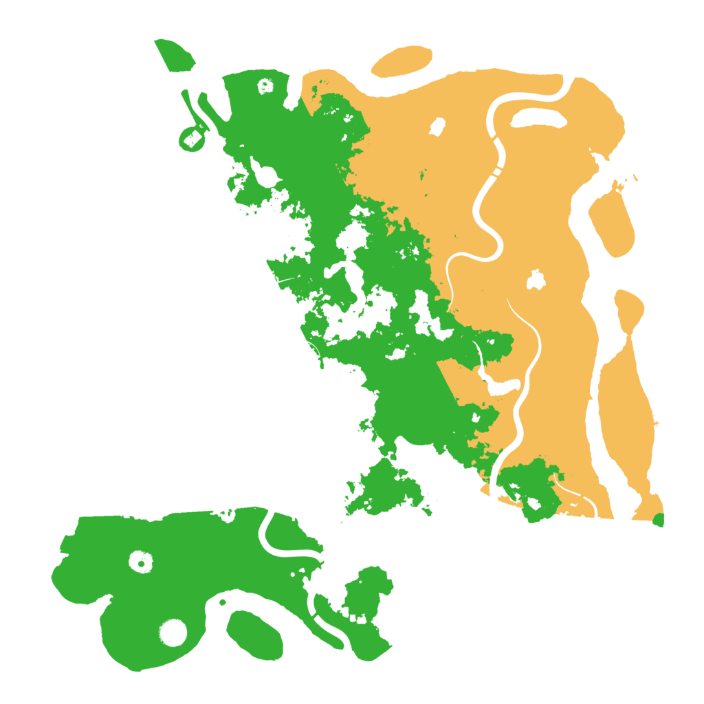 Biome Rust Map: Procedural Map, Size: 4500, Seed: 1540705670