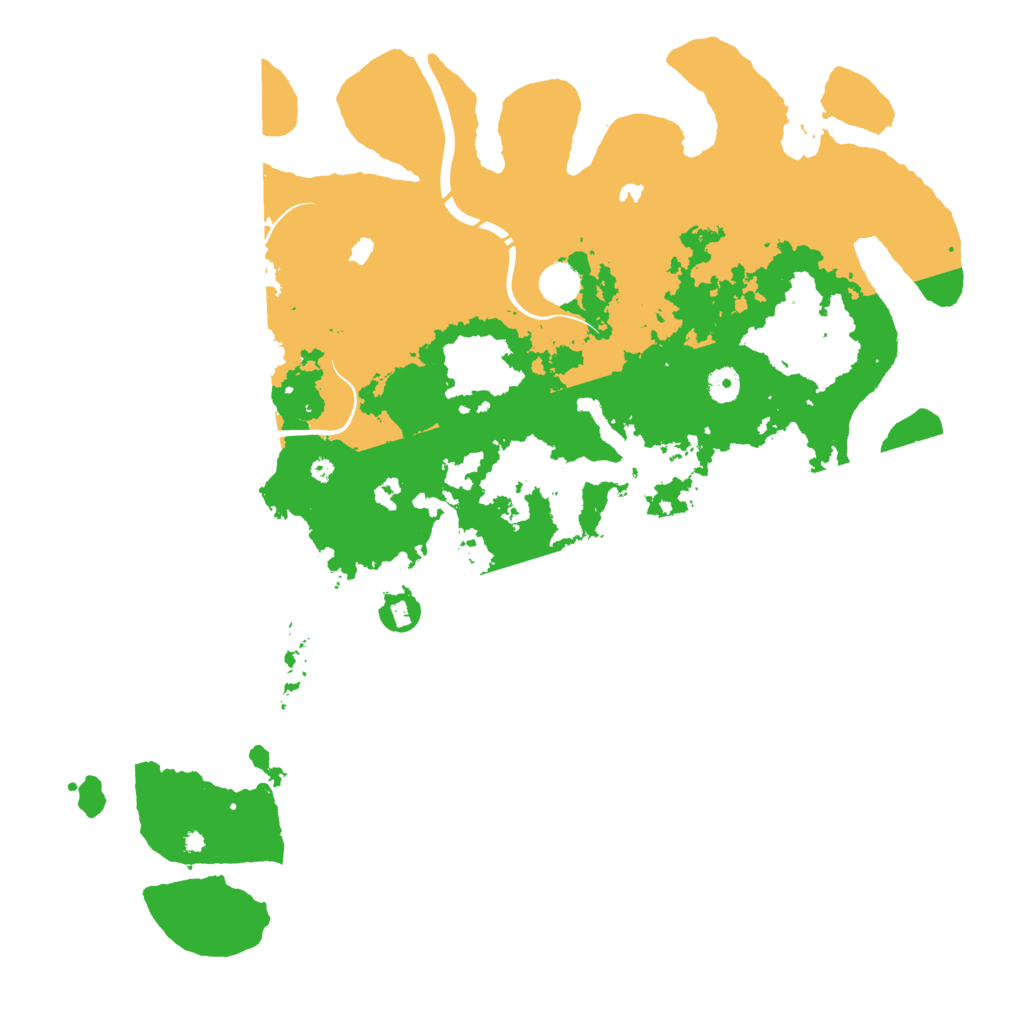 Biome Rust Map: Procedural Map, Size: 4500, Seed: 12457478