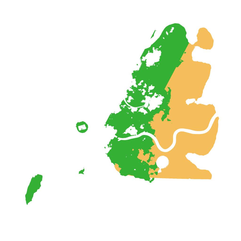 Biome Rust Map: Procedural Map, Size: 3500, Seed: 560296526