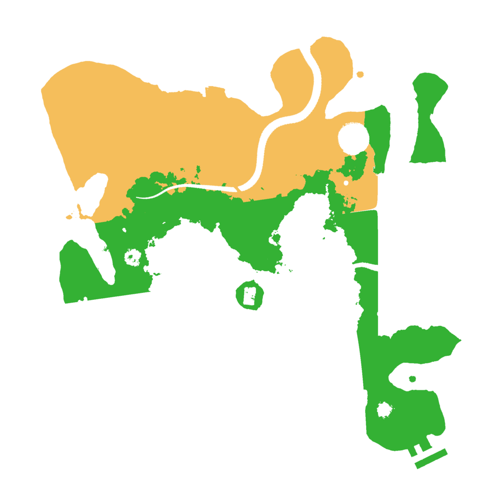 Biome Rust Map: Procedural Map, Size: 3000, Seed: 47137