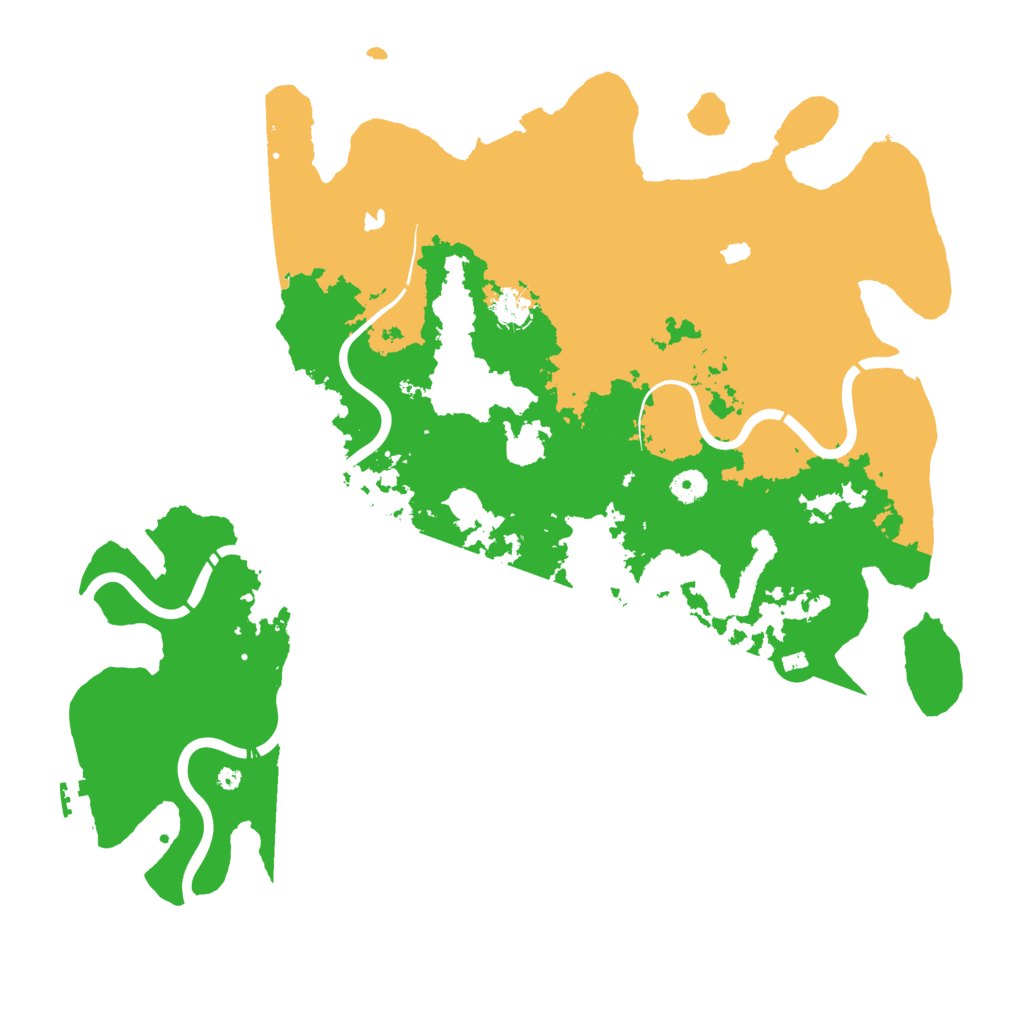 Biome Rust Map: Procedural Map, Size: 4500, Seed: 676483008