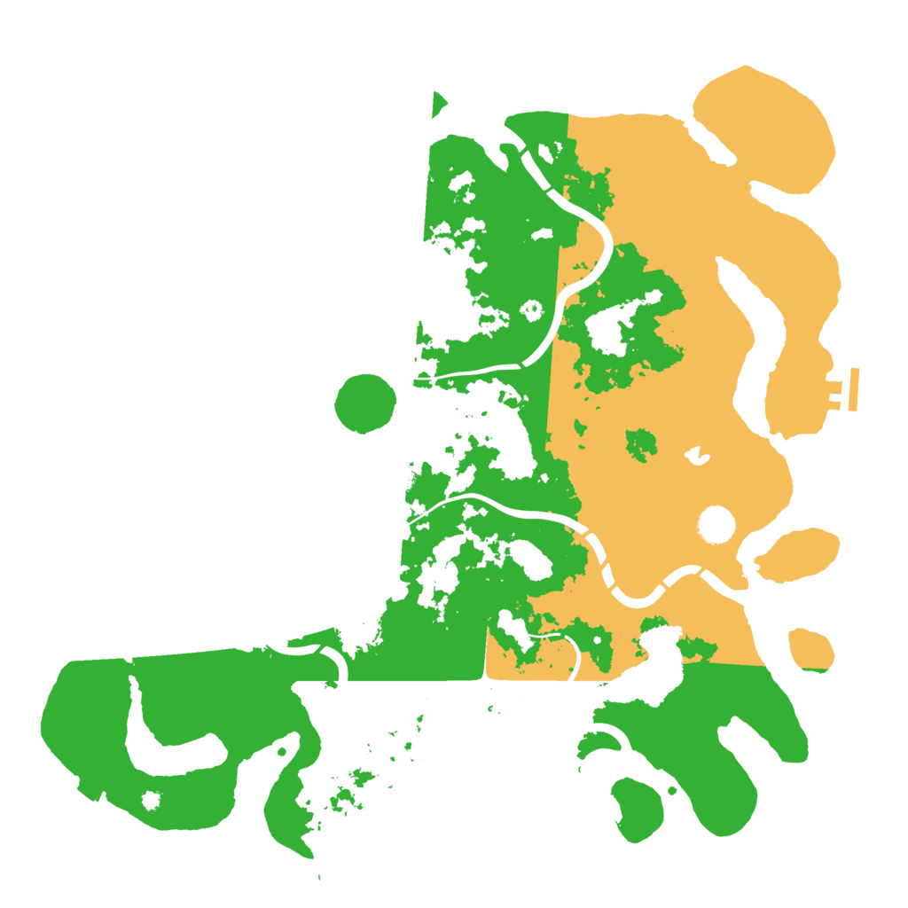 Biome Rust Map: Procedural Map, Size: 4250, Seed: 22400