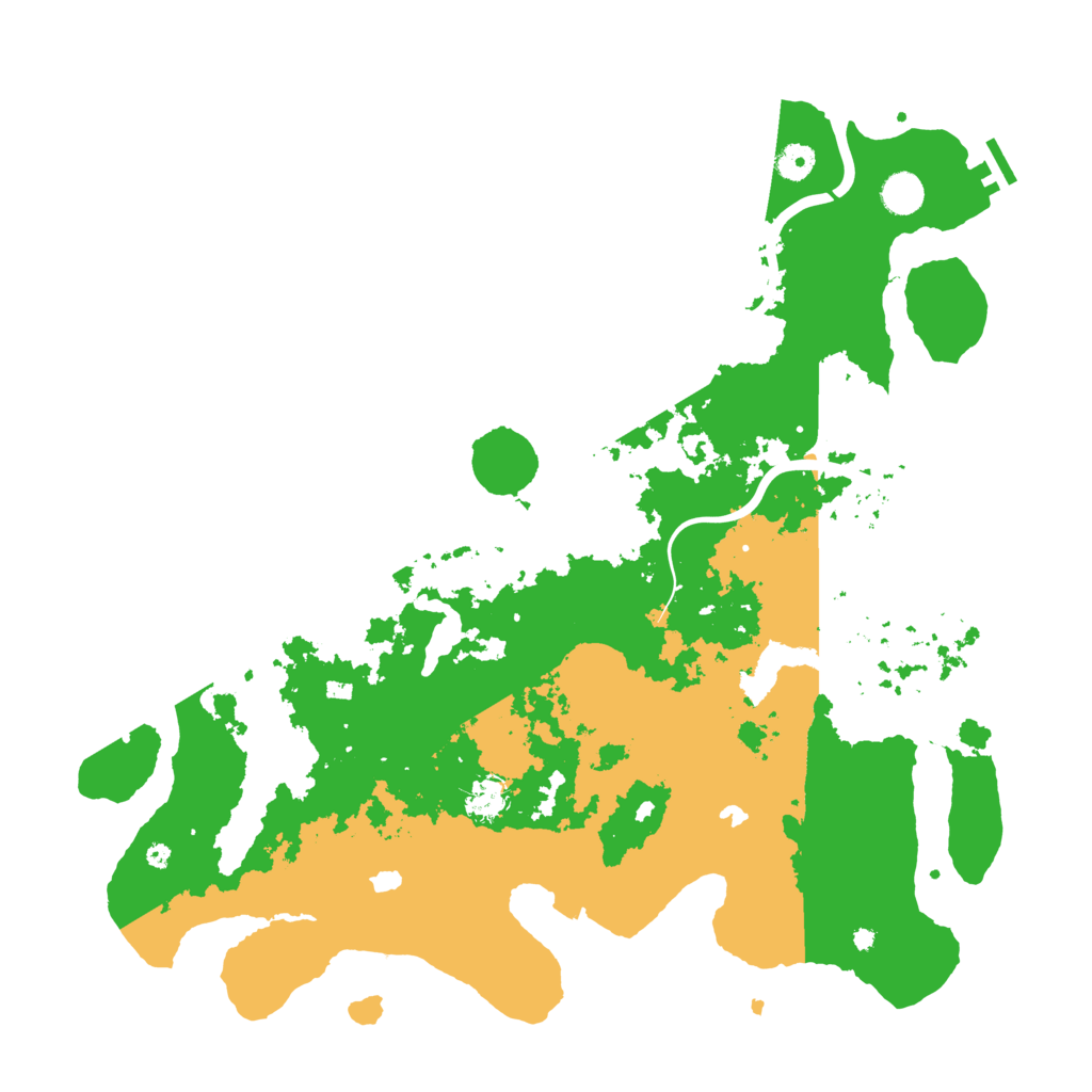Biome Rust Map: Procedural Map, Size: 4500, Seed: 1377226675