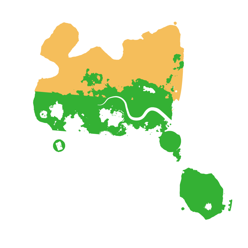 Biome Rust Map: Procedural Map, Size: 3250, Seed: 1843463529