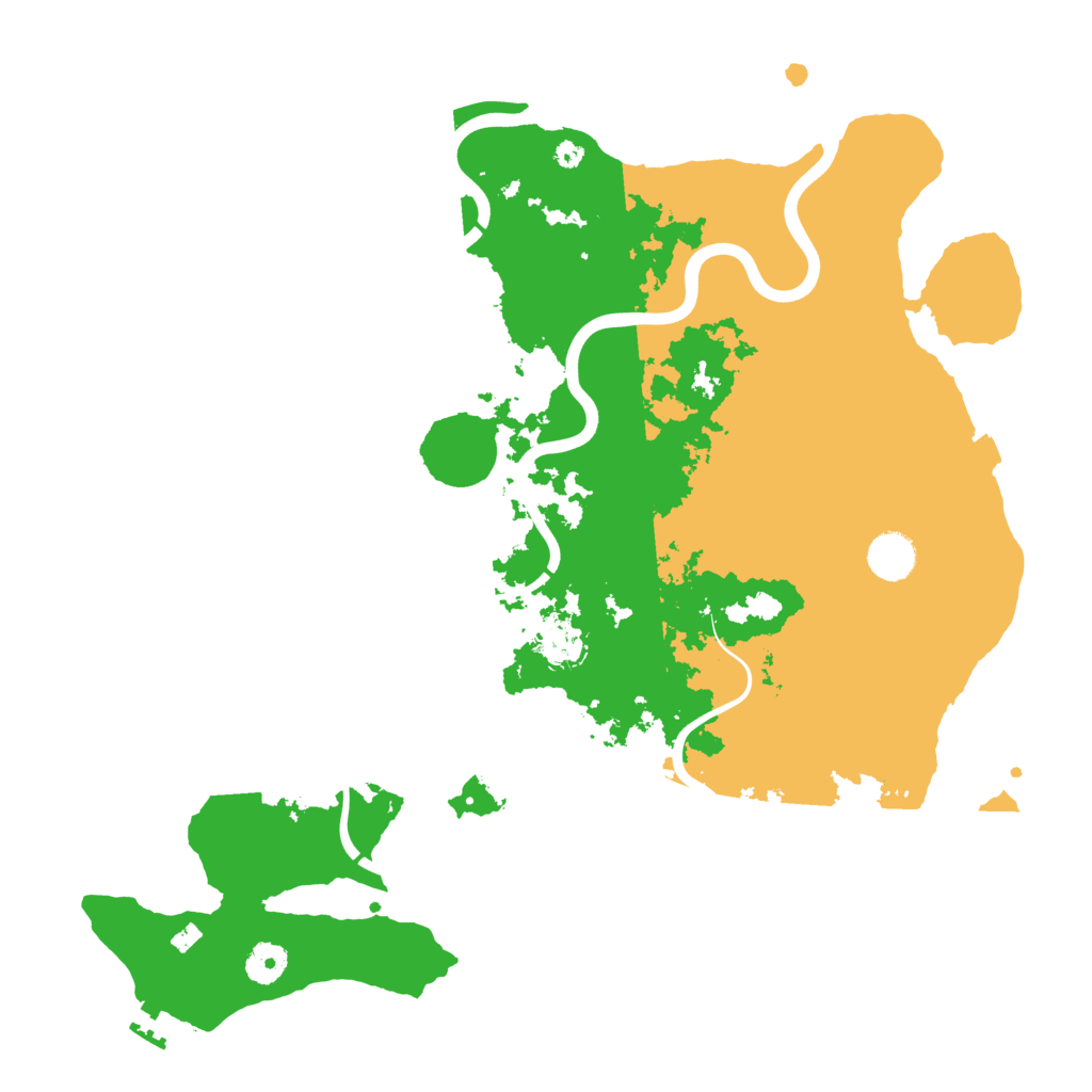 Biome Rust Map: Procedural Map, Size: 3998, Seed: 1441133105