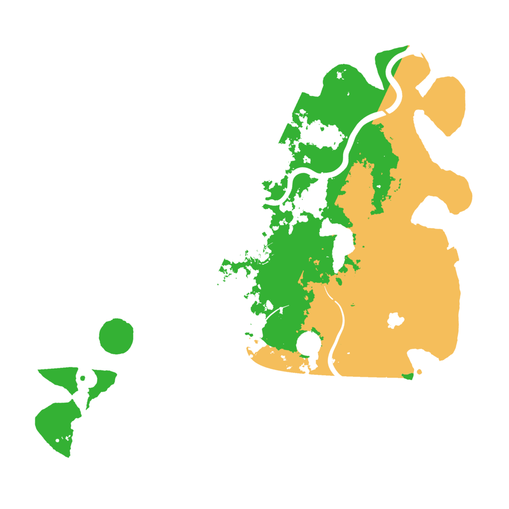Biome Rust Map: Procedural Map, Size: 4000, Seed: 888800