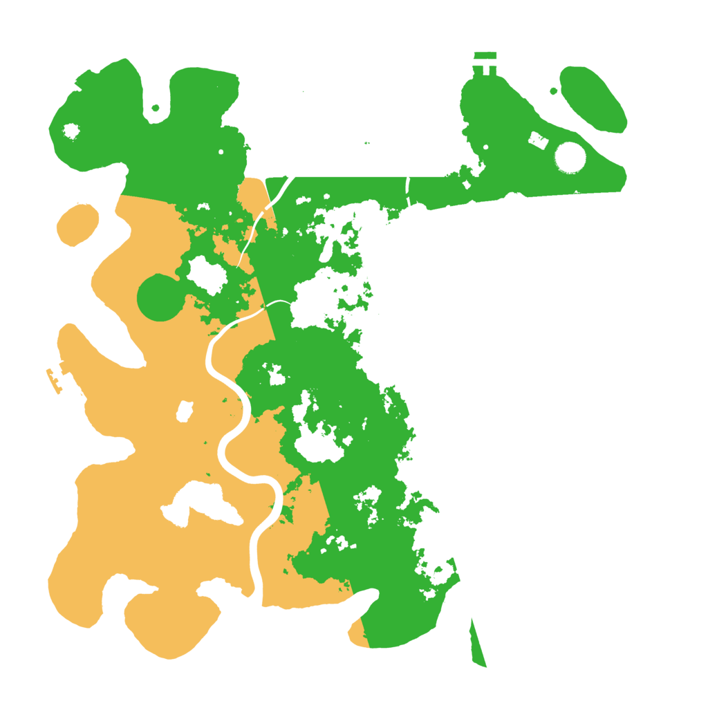 Biome Rust Map: Procedural Map, Size: 4000, Seed: 7362