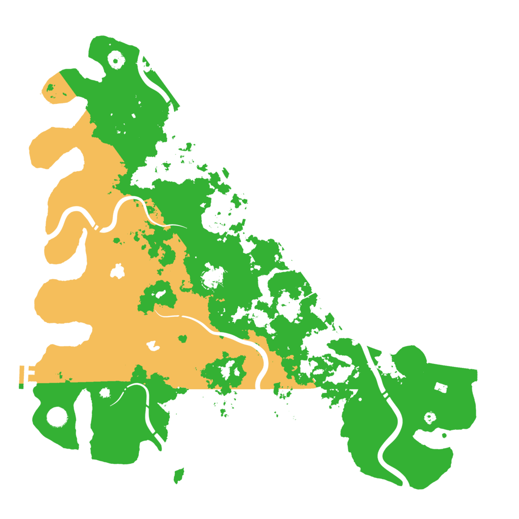 Biome Rust Map: Procedural Map, Size: 4500, Seed: 665599012