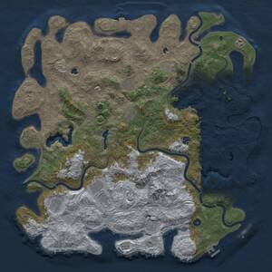 Thumbnail Rust Map: Procedural Map, Size: 5221, Seed: 13453231, 17 Monuments