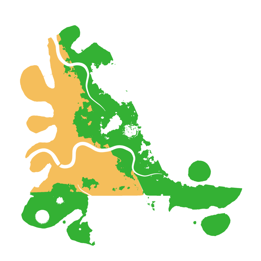 Biome Rust Map: Procedural Map, Size: 3350, Seed: 40000
