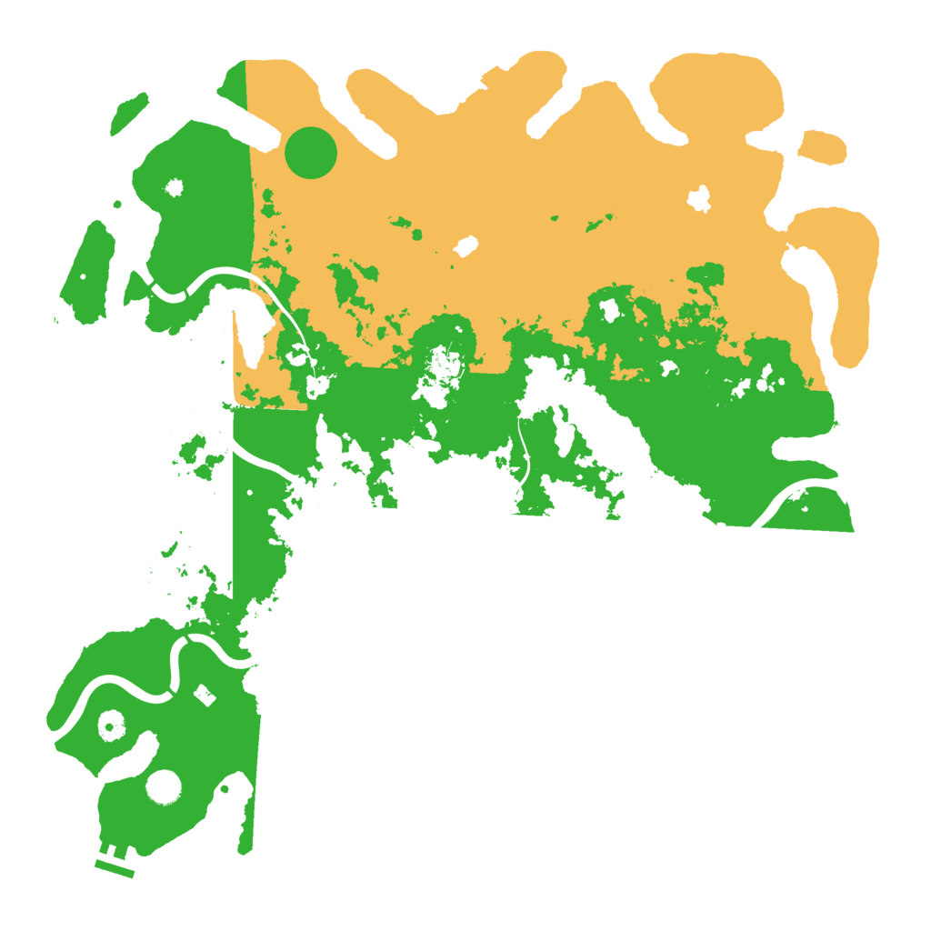 Biome Rust Map: Procedural Map, Size: 4700, Seed: 48758