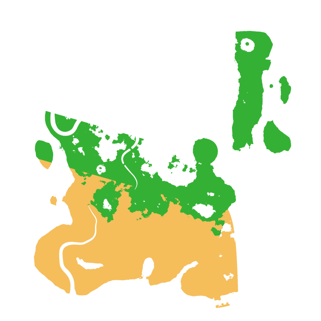 Biome Rust Map: Procedural Map, Size: 3500, Seed: 1012688589