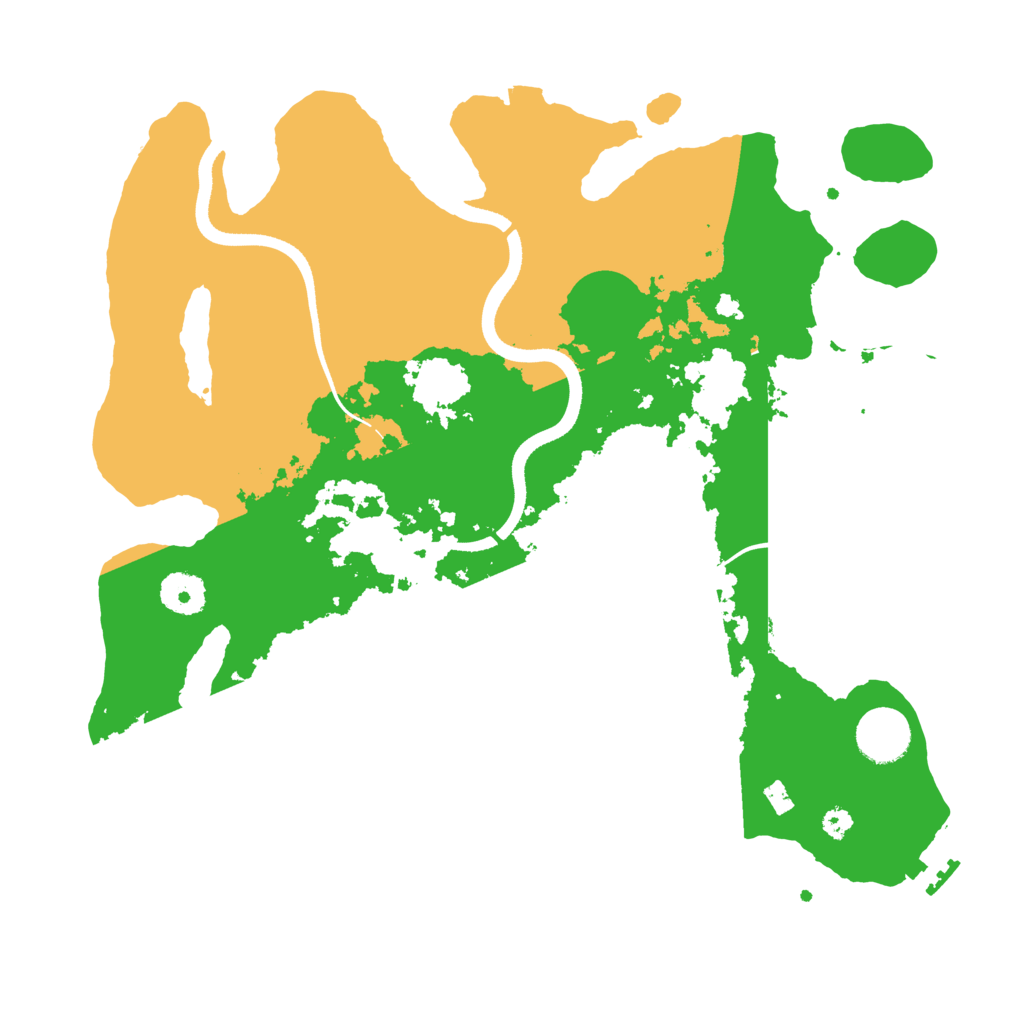 Biome Rust Map: Procedural Map, Size: 3500, Seed: 1918564836