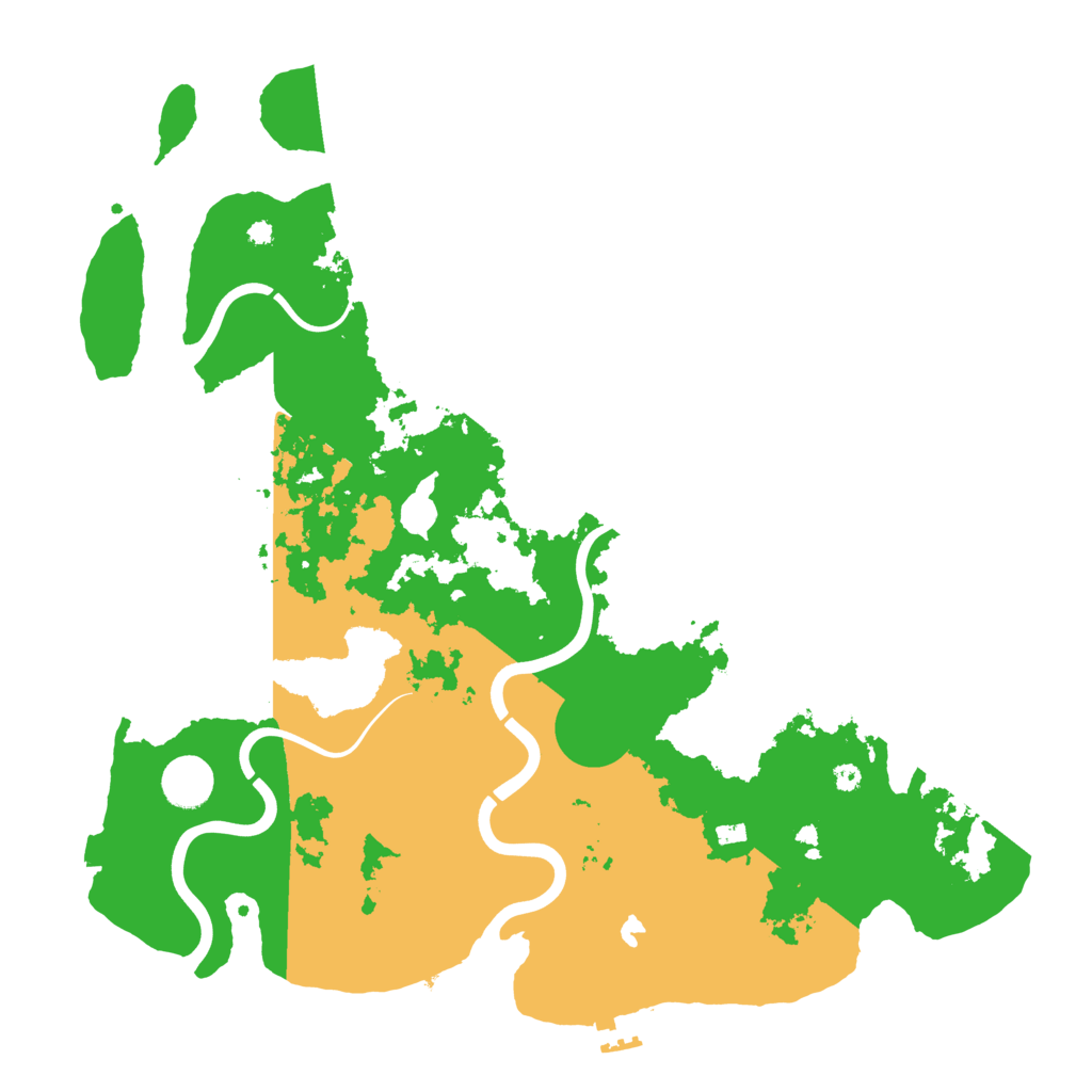 Biome Rust Map: Procedural Map, Size: 4000, Seed: 65156416