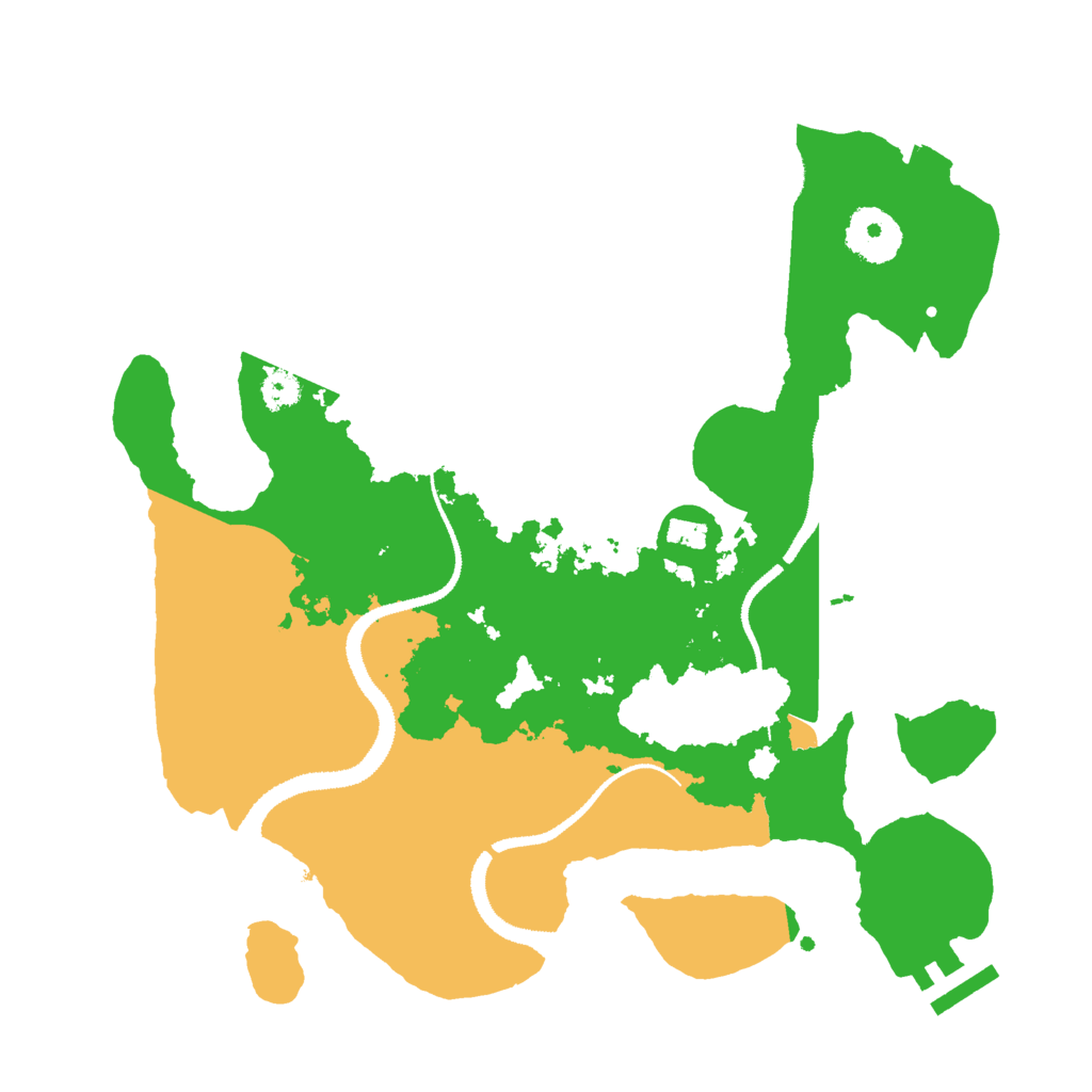 Biome Rust Map: Procedural Map, Size: 3000, Seed: 406145146