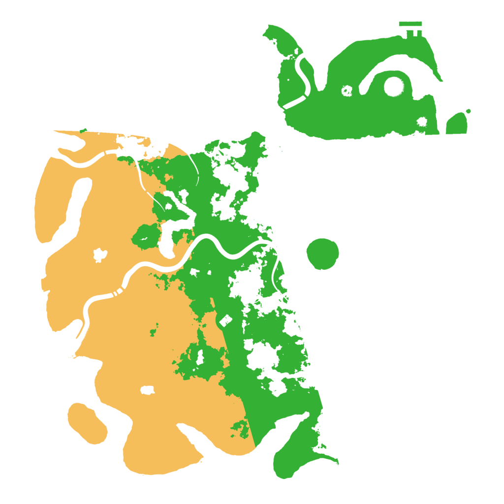 Biome Rust Map: Procedural Map, Size: 4500, Seed: 1908418609