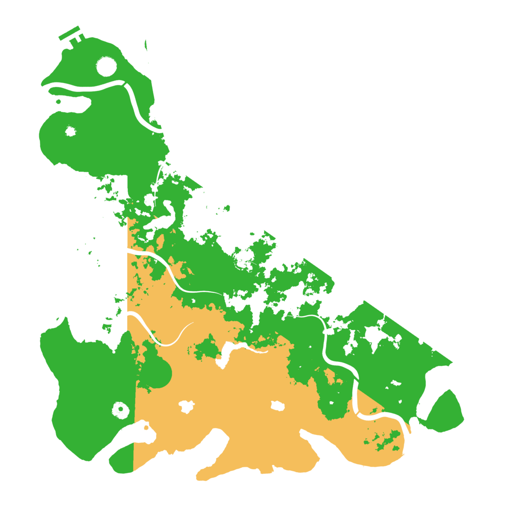 Biome Rust Map: Procedural Map, Size: 4500, Seed: 55485151