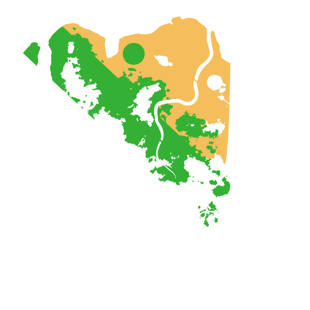 Biome Rust Map: Procedural Map, Size: 3750, Seed: 1696206858