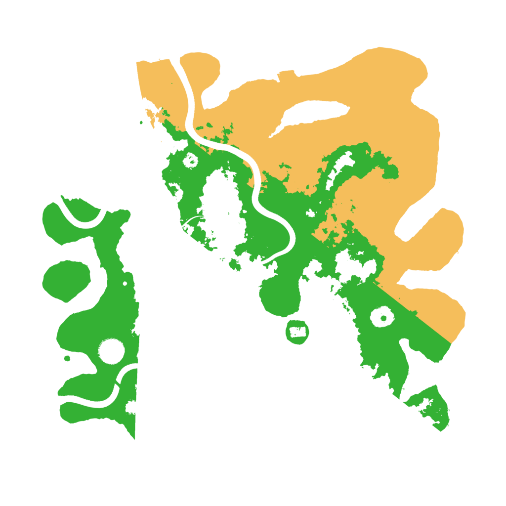 Biome Rust Map: Procedural Map, Size: 3450, Seed: 457457
