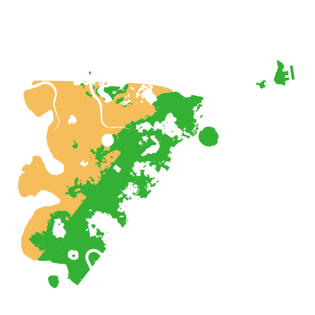 Biome Rust Map: Procedural Map, Size: 4500, Seed: 1350593132